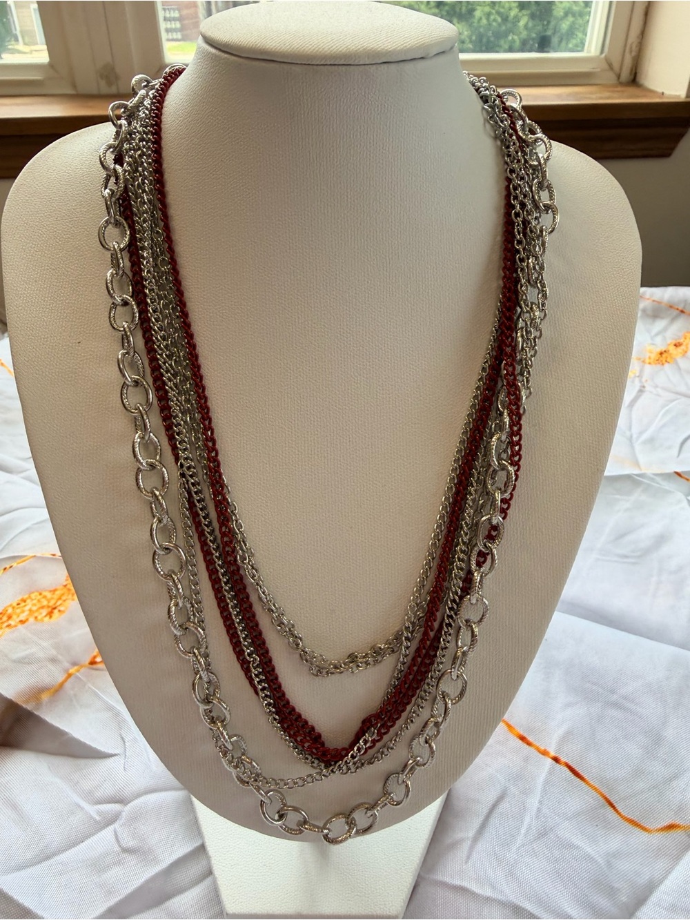 Intensely Industrial necklace and earring set